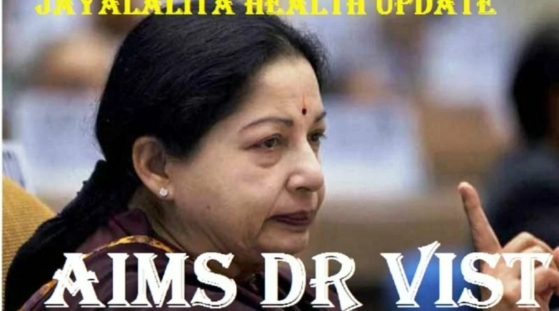 Jayalalitha health update